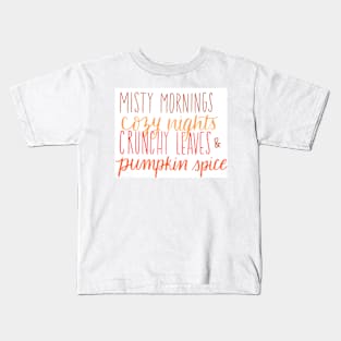 Fall vibes Kids T-Shirt